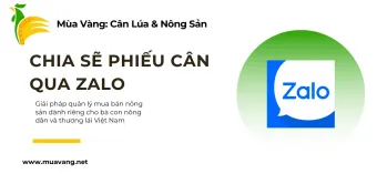 Hướng Dẫn Chia Sẻ Phiếu Cân Qua Zalo: Minh Bạch Giao Dịch, Tăng Uy Tín